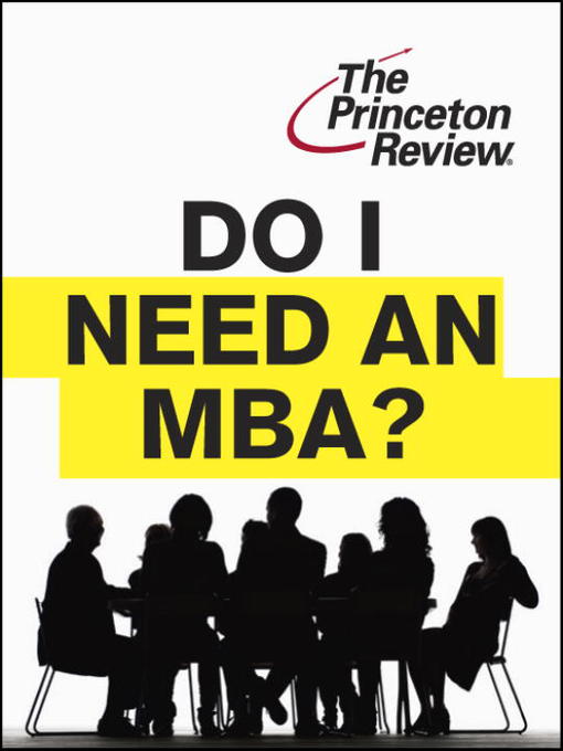Cover image for Do I Need an MBA?